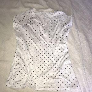 Nike blue confetti workout top